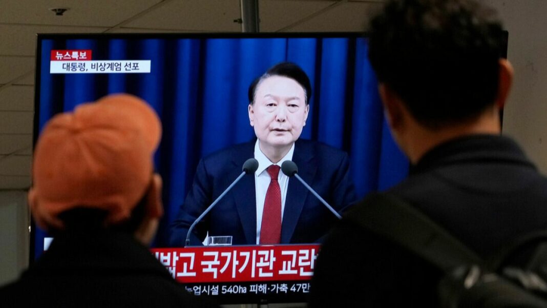 El presidente de Corea del Sur se enfrenta a un juicio político tras la orden de ley marcial
