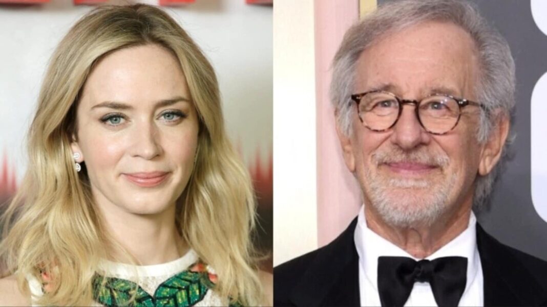 Emily Blunt se burla del nuevo proyecto con Steven Spielberg y recuerda cómo quedó asombrada cuando la llamaron: Es realmente mágico
