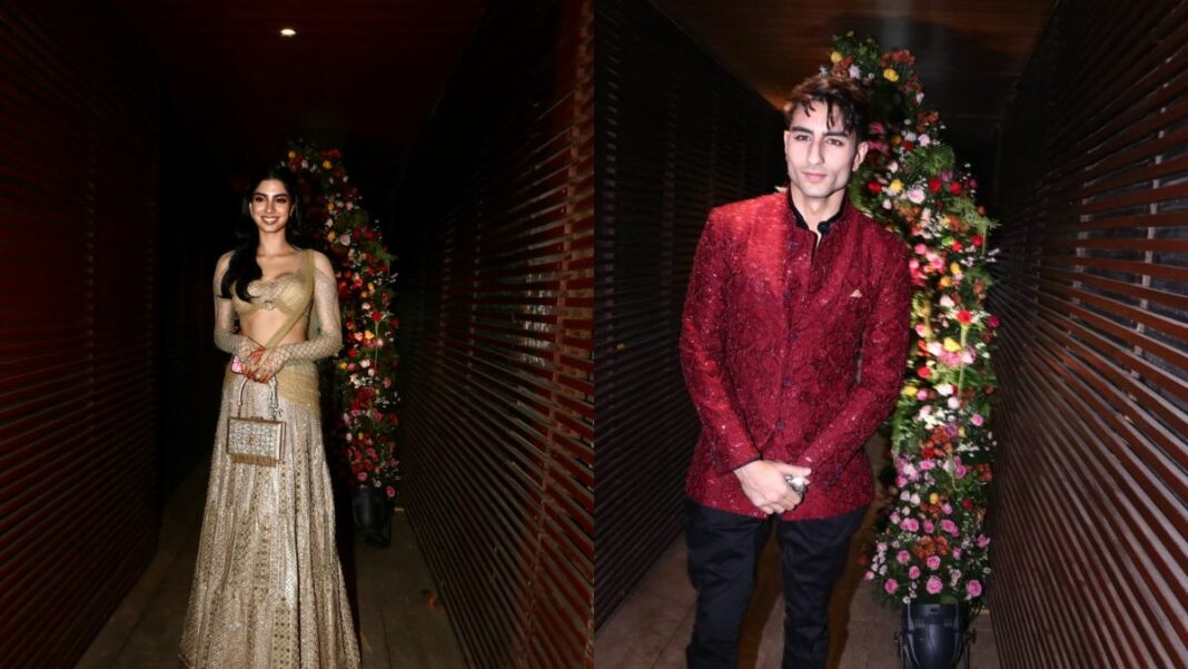 En la fiesta previa a la boda de la hija de Anurag Kashyap, Aaliyah: Khushi Kapoor, Ibrahim Ali Khan, Orry y otros
