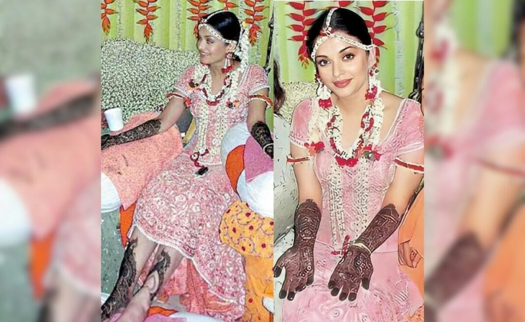 En medio de rumores de ruptura con Abhishek Bachchan, las fotos de Aishwarya Rai Bachchan de su ceremonia Mehendi se vuelven virales (nuevamente)
