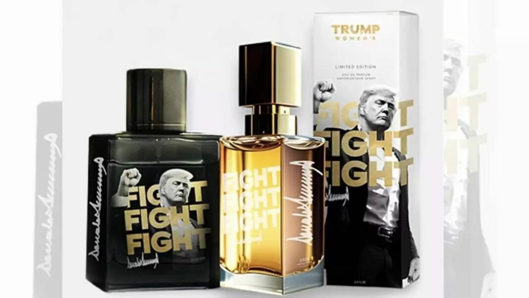 Huele a Donald Trump con sus perfumes Fight Fight Fight
