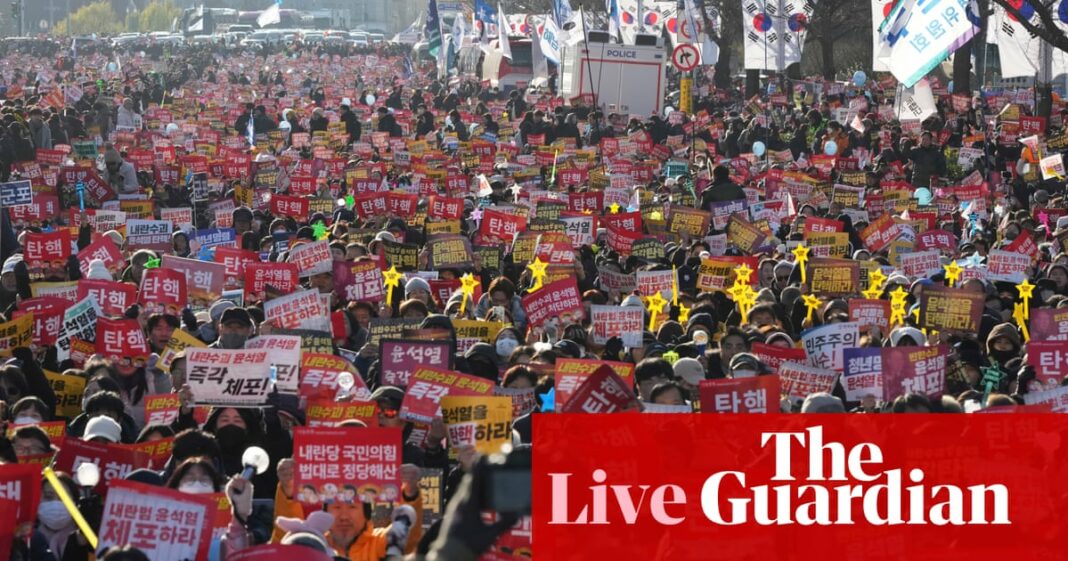 Impugnación de Corea del Sur en vivo: miles de personas salen a las calles mientras comienza la segunda votación para destituir a Yoon Suk Yeol
