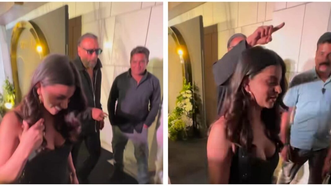 Jackie Shroff se convierte en tío protector de Suhana Khan, la hija de Shah Rukh Khan, y le dice a los papás que no enciendan luces. Mirar
