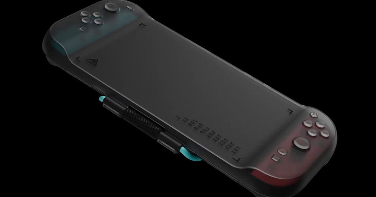 A render of Dbrand’s Killswitch 2 case, with a mockup of the Nintendo Switch 2 inside it.