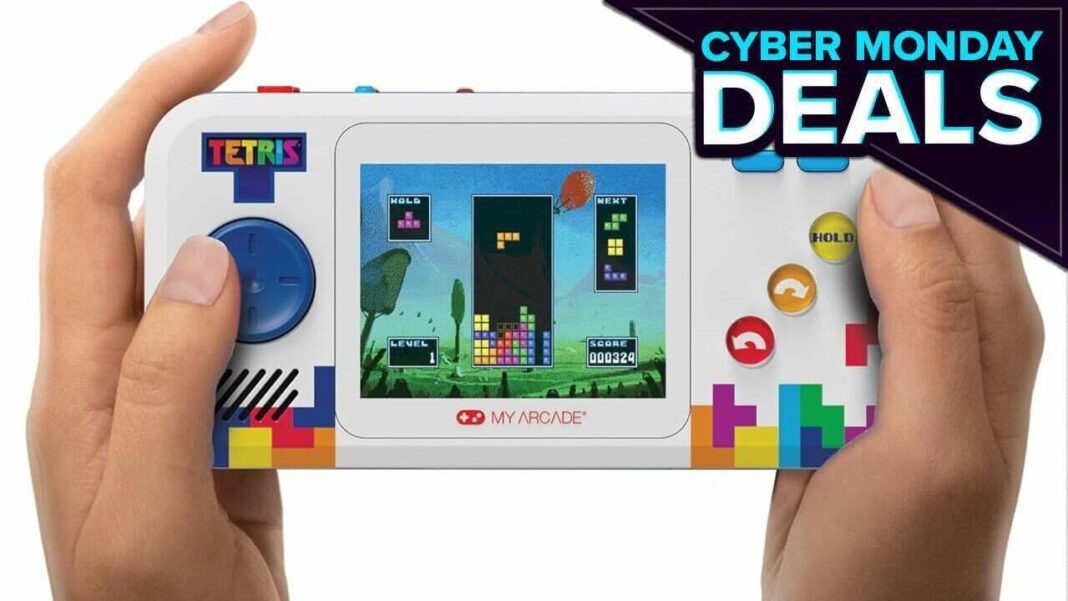 La computadora de mano Tetris con licencia oficial tiene casi un 50% de descuento para el Cyber ​​​​Monday
