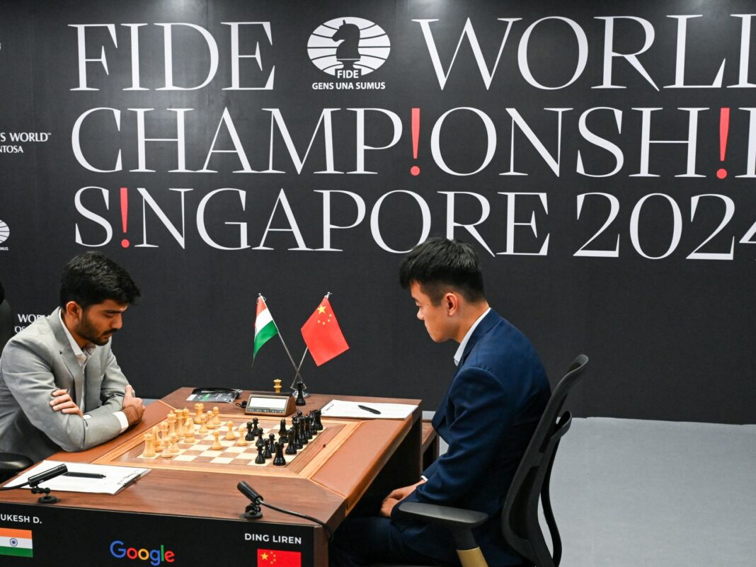 La remontada de Ding sobre Gukesh empata la final del Campeonato Mundial de Ajedrez
