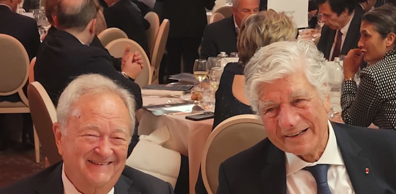 Henri Cukierman and Maurice Levy credit: Brett Kline