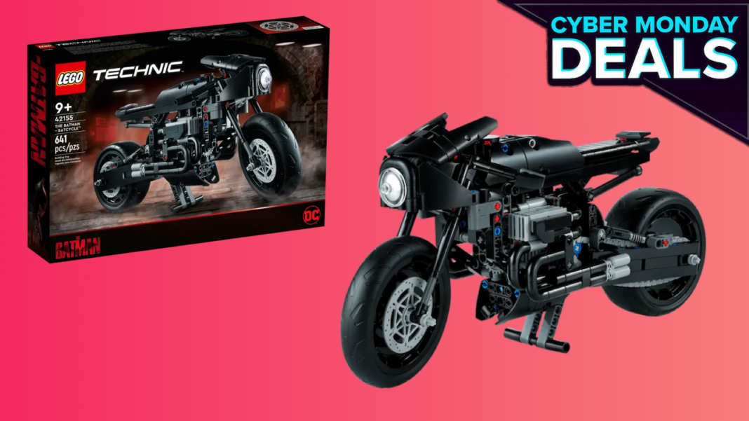 Lego Batcycle de Batman cuesta solo $ 30 en la oferta Cyber ​​​​Monday de Walmart
