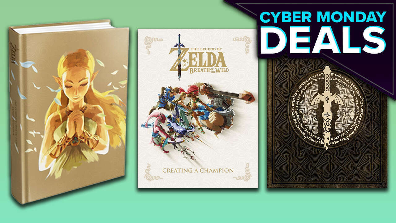 Libros de Zelda con un 50% de descuento: guía Tears Of The Kingdom, dos libros de Breath Of The Wild y más
