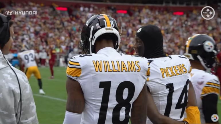 George Pickens Mike Williams Steelers