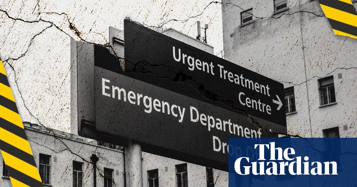 Los deteriorados hospitales de Inglaterra son "absolutamente peligrosos", dicen los jefes del NHS
