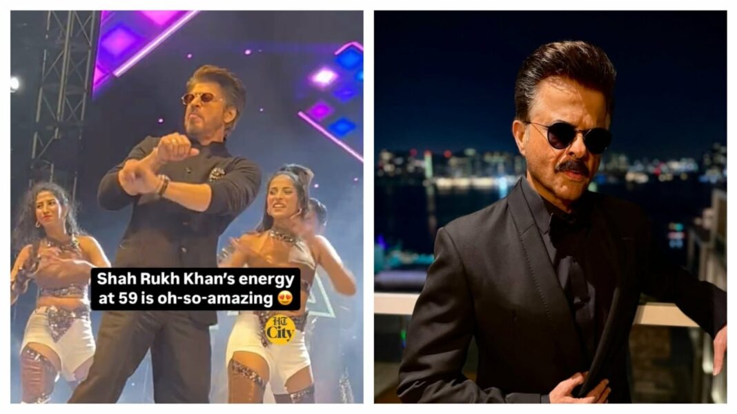 Los fanáticos piensan que Shah Rukh Khan se parece a Anil Kapoor en este video de un evento en Delhi. ¿Ves el parecido?
