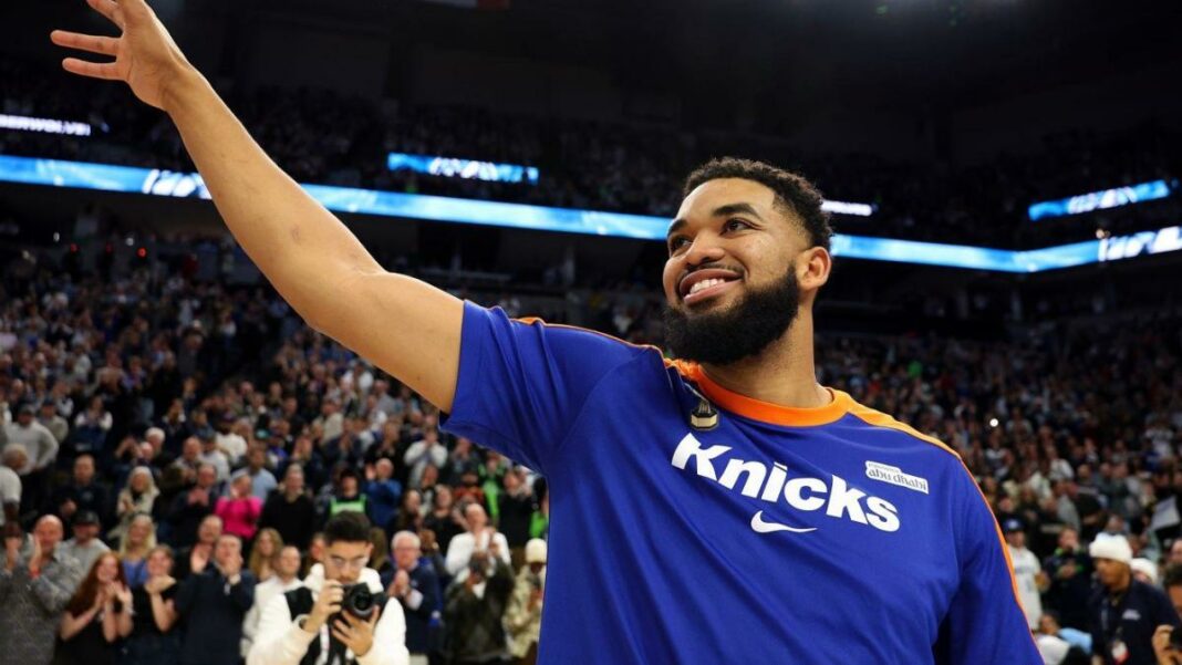 MIRAR: Karl-Anthony Towns de los Knicks recibe a cambio la ovación del público de los Timberwolves y luego destripa a su ex equipo
