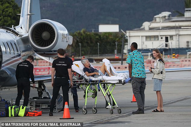 Un avión de evacuación médica enviado desde Brisbane llegó a Nadi a las 14.20 horas del miércoles para llevar a una madre australiana a casa.