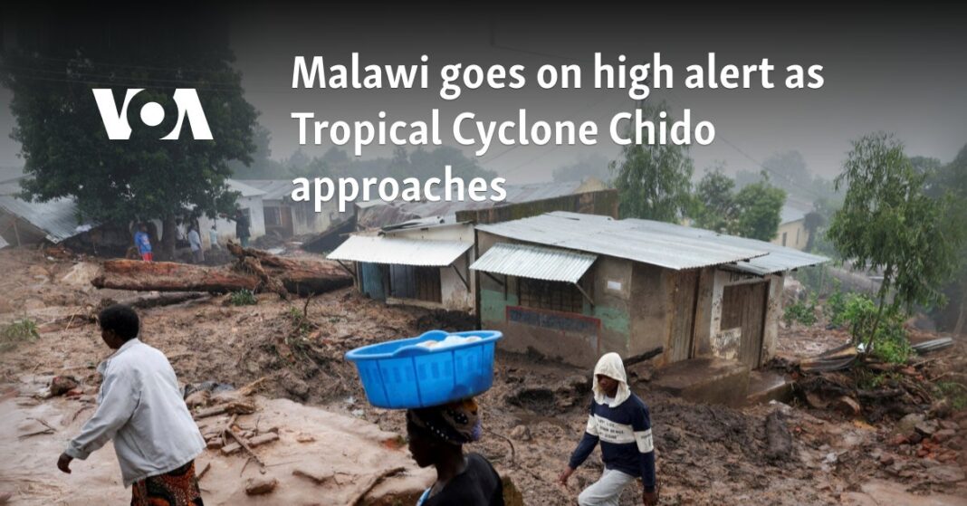 Malawi entra en alerta máxima ante la aproximación del ciclón tropical Chido
