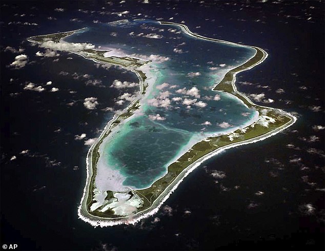 Diego García, parte de las Islas Chagos. Mauricio ha estado exigiendo £800 millones al año y 