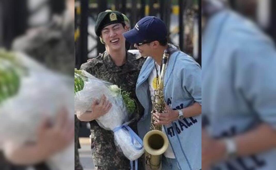 Respuesta LOL de Jin a RM del miembro de BTS que lo visitó después de su baja militar: 