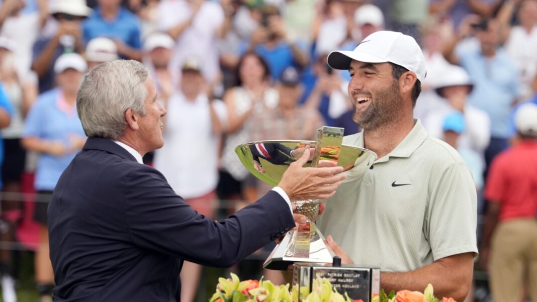 Scottie Scheffler, nombrado jugador del año del PGA Tour
