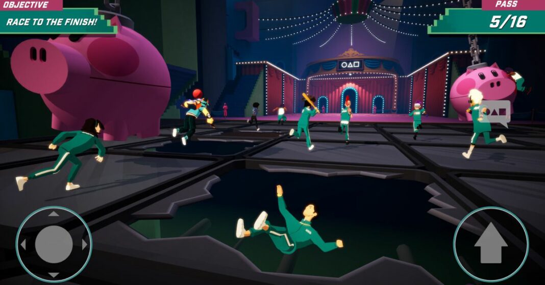 A screenshot from the video game Squid Game: Unleashed.