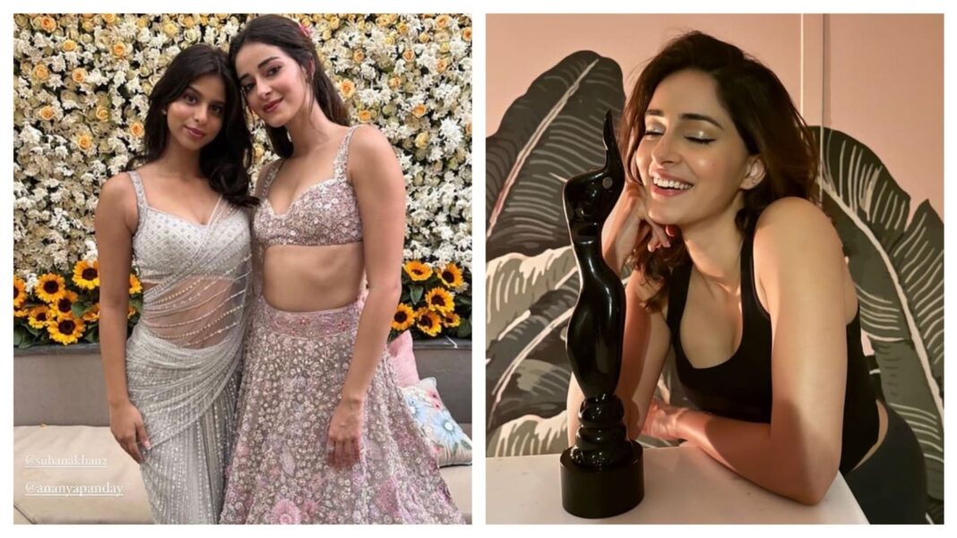 Suhana Khan celebra la victoria en Filmfare de su mejor amiga Ananya Panday: 'Mejor amiga y mejor actriz'
