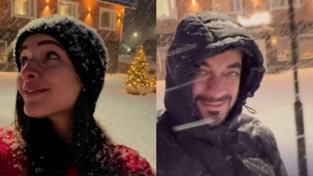 Triptii Dimri, su supuesto novio Sam Merchant, pasan unas vacaciones juntos en Finlandia; disfruta de las nevadas, mira la aurora boreal
