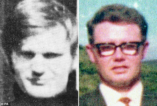 James Wray (izquierda) y William McKinney (derecha) fueron asesinados en enero de 1972.