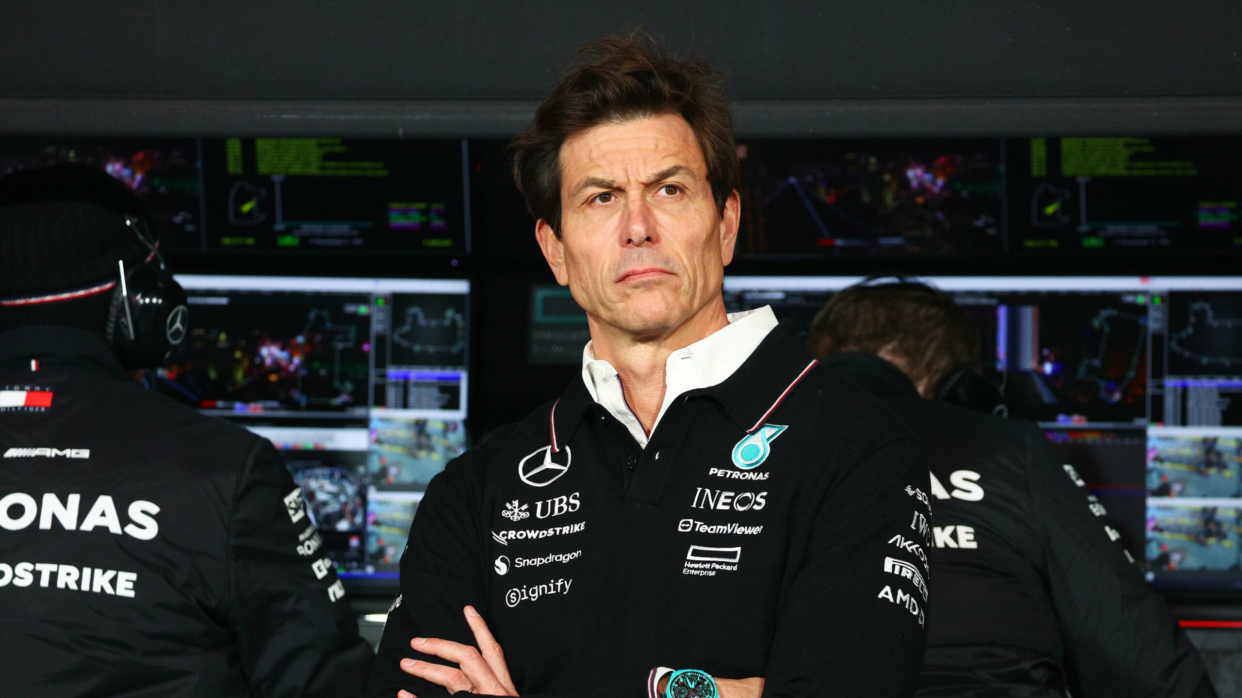 Wolff admite que Qatar "no fue un buen día en la oficina" mientras Mercedes retrocede en el Gran Premio
