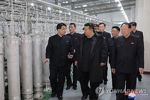 (2nd LD) N. Korea's Kim inspects nuclear-material production base, urges strengthening of nuclear shield