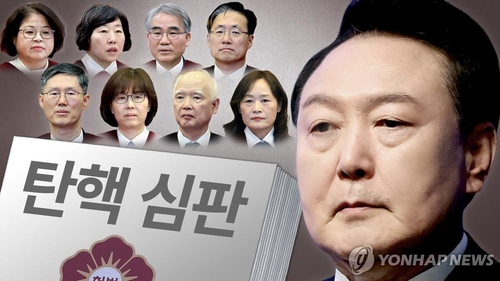 (LEAD) Yoon&apos;s lawyers demand exclusion of constitutional court justice over fair ruling concern