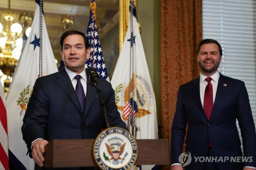 (LEAD) Rubio says U.S. will seek to prevent, avoid conflict, but 'never at expense of American security, interests'