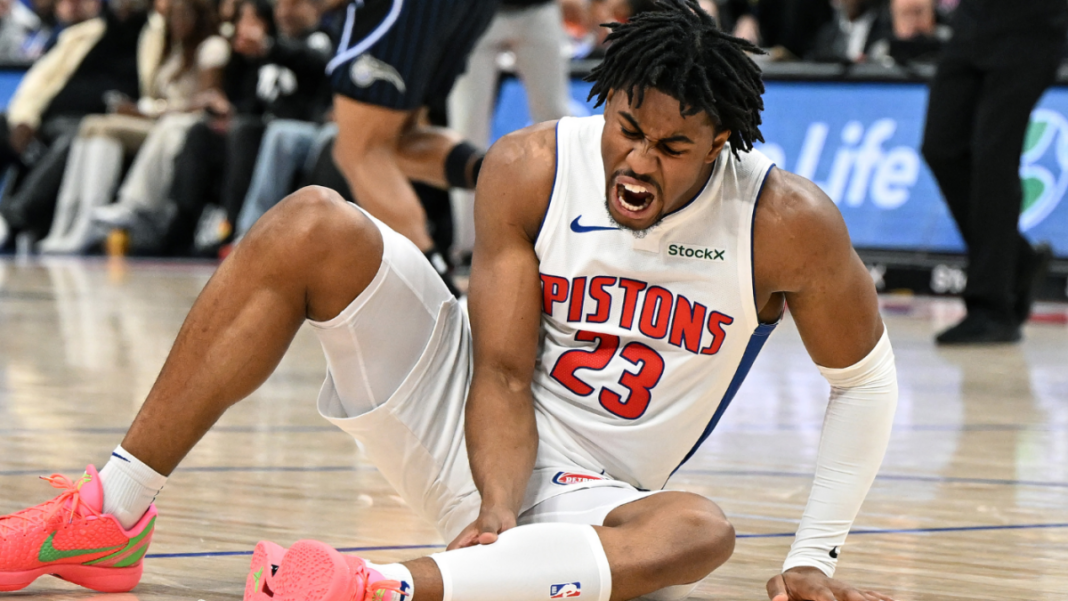 Actualización sobre la lesión de Jaden Ivey: el escolta de los Pistons podría perderse el resto de la temporada después de romperse el peroné, según el informe
