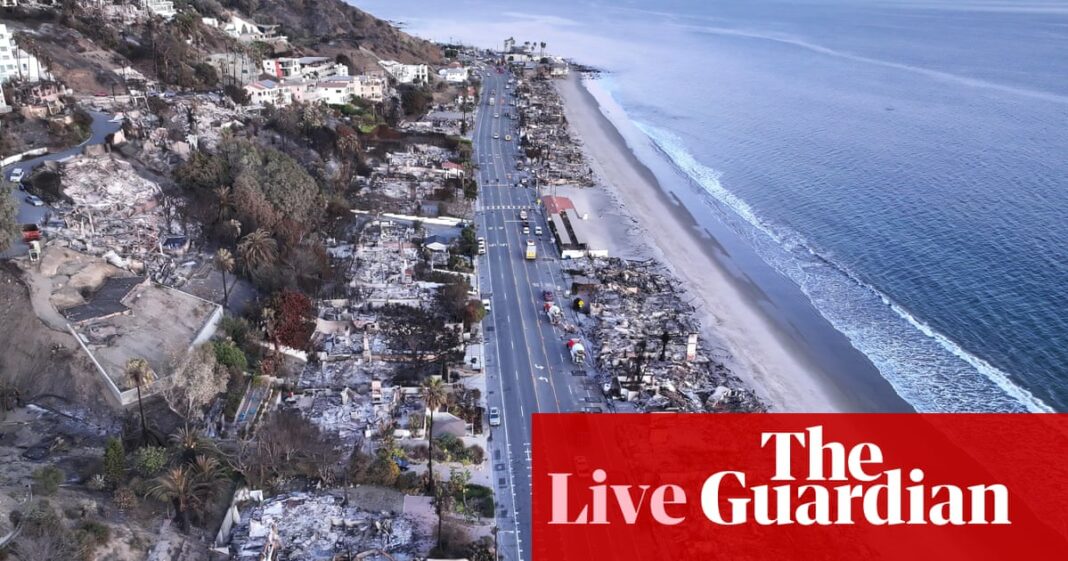 Actualizaciones en vivo de los incendios de Los Ángeles: el clima de California mejora a medida que los bomberos informan avances contra los incendios forestales masivos
