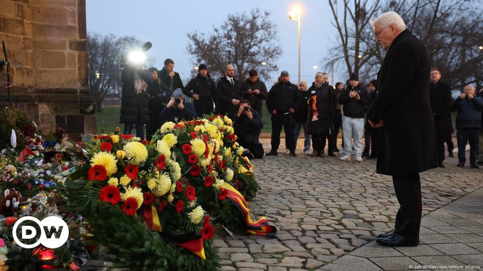 Alemania: El presidente Steinmeier visita el lugar del ataque en Magdeburgo
