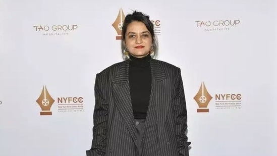 Payal Kapadia en los premios del Círculo de Críticos de Cine de Nueva York.