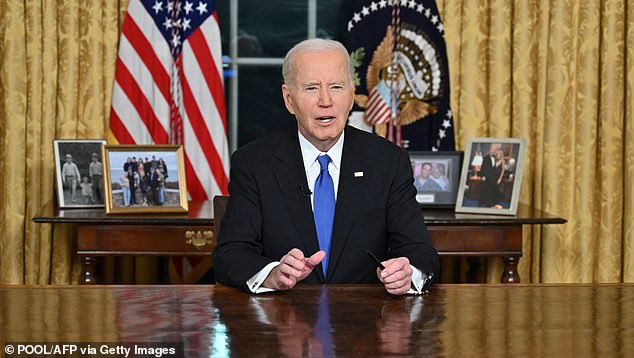 Biden, de 82 años, lanza siniestras advertencias sobre Trump y Elon Musk en su discurso de despedida tras 50 años en política
