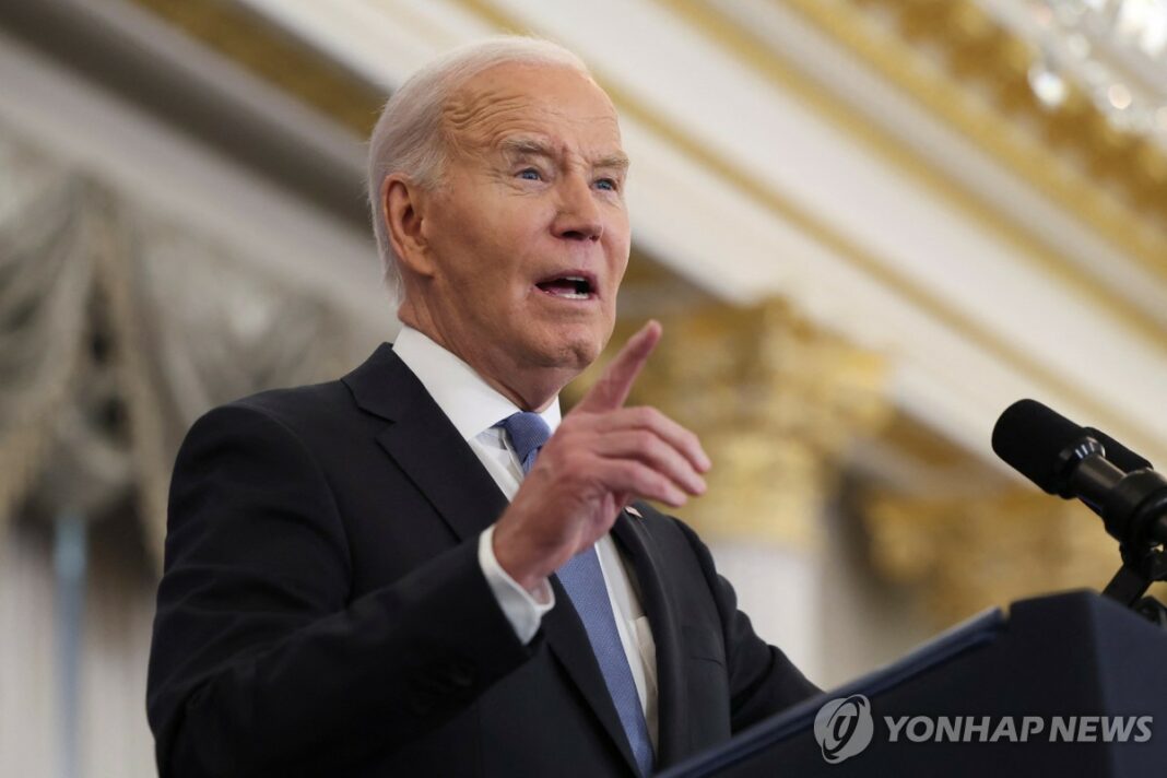 Biden touts trilateral partnership between S. Korea, U.S., Japan, stresses need to deter N.K. threats