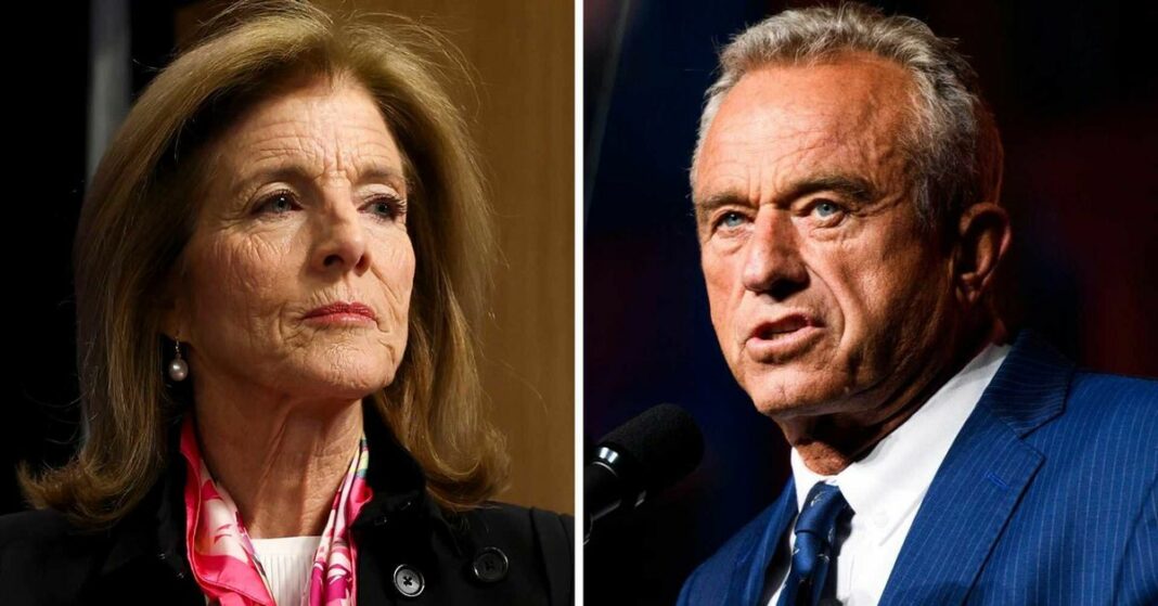 Caroline Kennedy advierte a los senadores que su prima Rfk Jr es un 'Predator'
