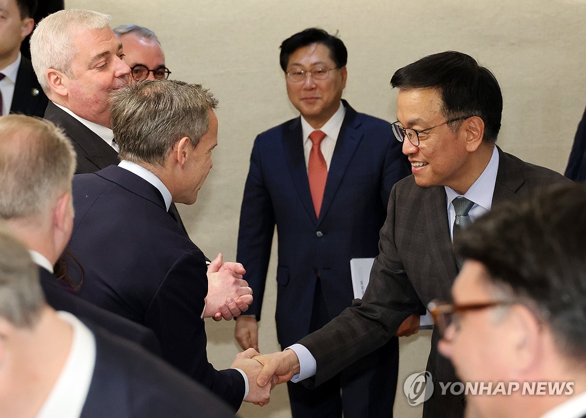 Choi asks European biz community to keep confidence in S. Korean economy