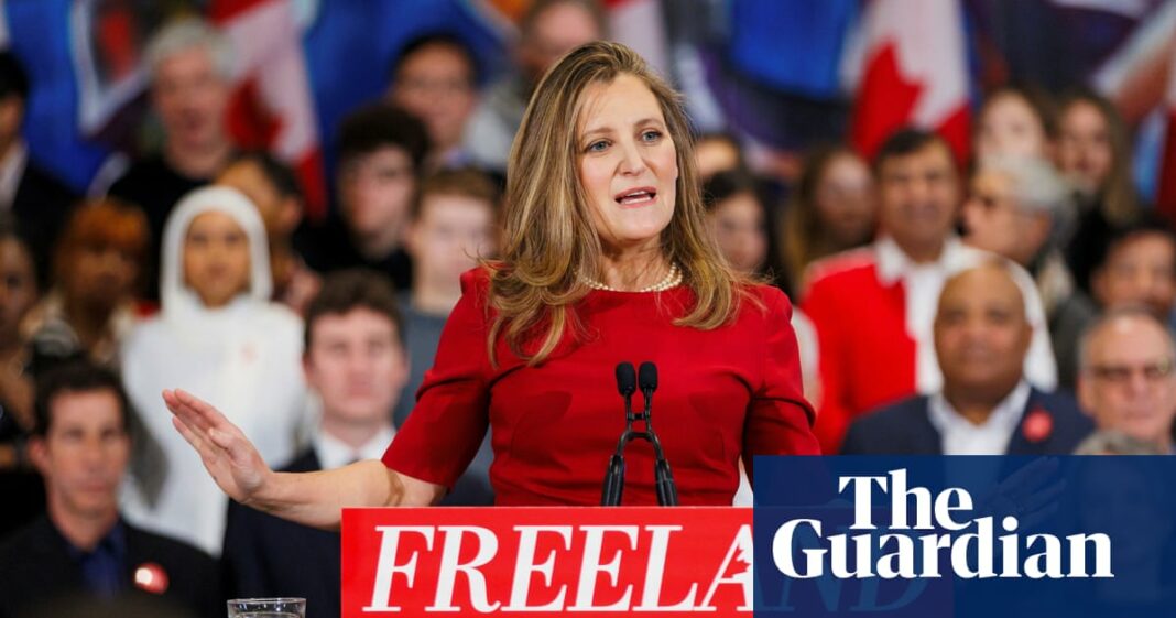 Chrystia Freeland advierte del 