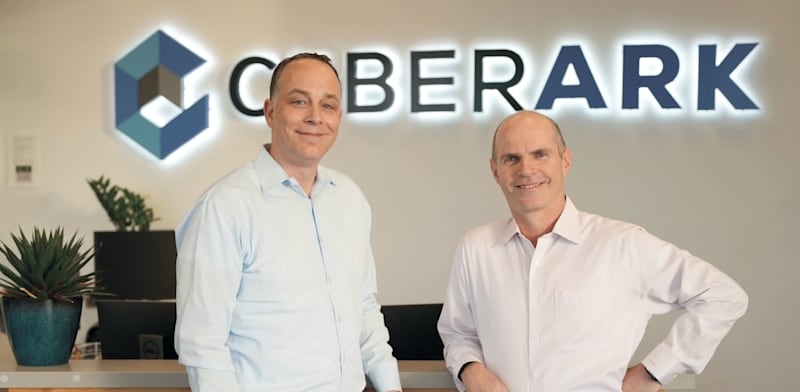 CyberArk CEO Matt Cohen and founder and executive chairman  Ehud Mokady  credit: PR