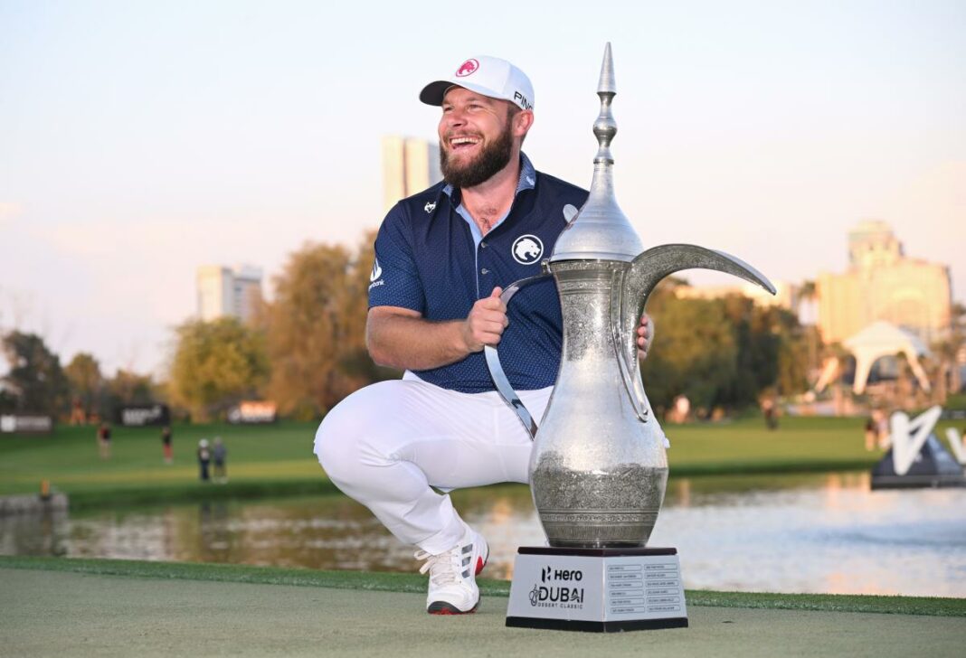 De un tee destrozado a un éxito rotundo, Tyrrell Hatton gana el Dubai Desert Classic
