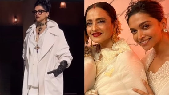 Los fanáticos pensaron que Deepika Padukone se parecía a Rekha en el evento.