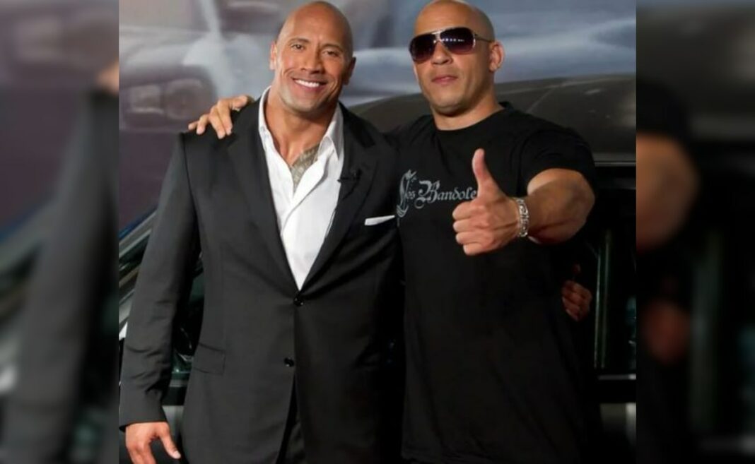 Después del reconocimiento de los Globos de Oro 2025, Vin Diesel comparte una foto con Dwayne Johnson: 