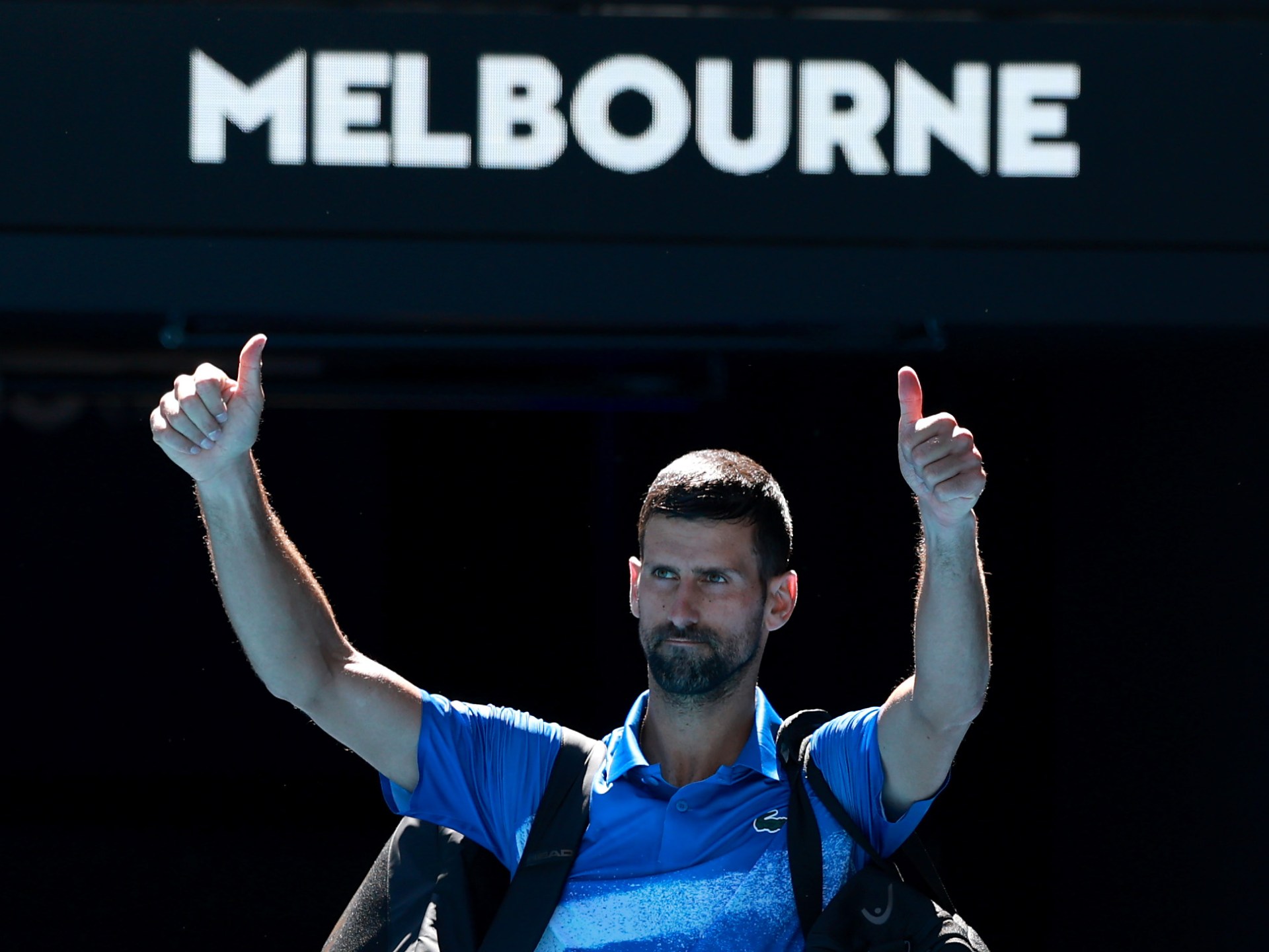 Djokovic, lesionado, fue abucheado pero aspira a ganar más Grand Slam
