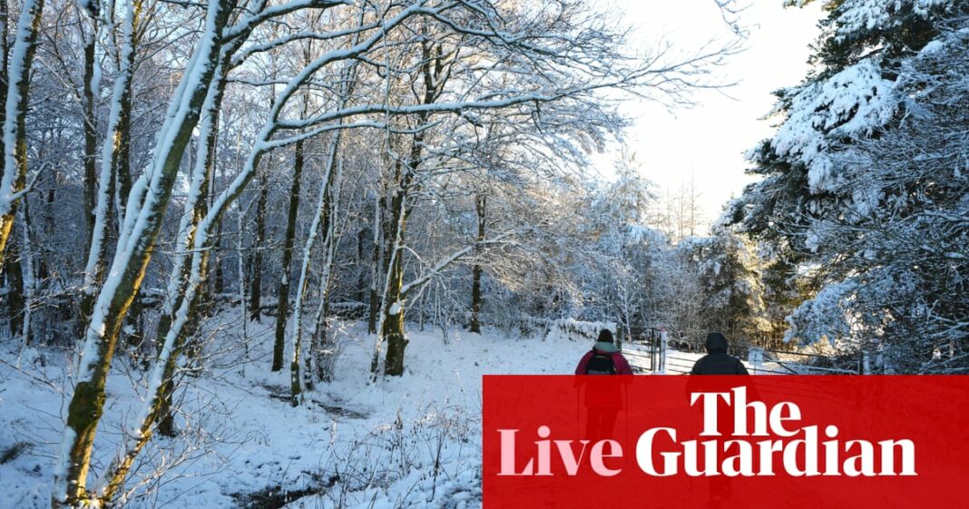 El clima del Reino Unido en vivo: el país se prepara para la nieve y la lluvia helada a medida que bajan las temperaturas
