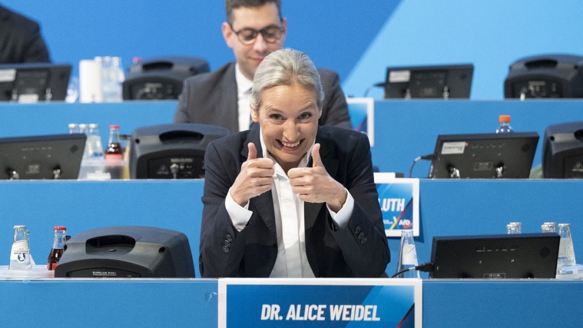 El partido alemán AfD nomina a Alice Weidel para la cancillería
