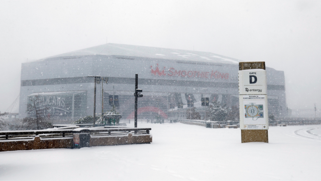 El tiempo de pronóstico de Bucks vs. Heat se retrasó, el juego de los Pelicans se pospuso después de la tormenta de nieve en Nueva Orleans
