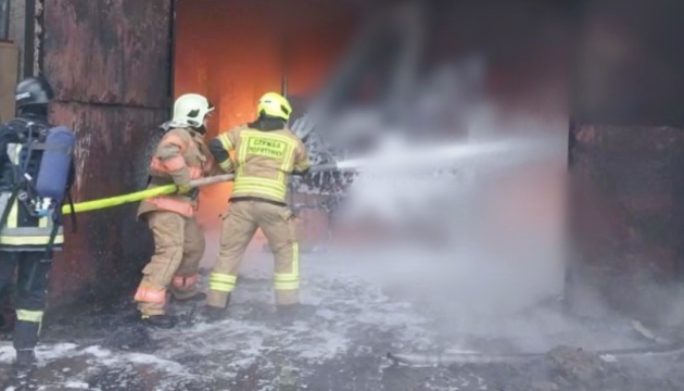 Extinguido el incendio en una instalación de infraestructura crítica en la región de Prykarpatia
