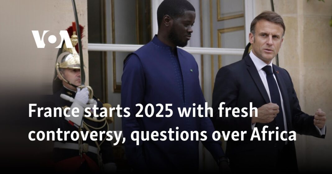 Francia comienza 2025 con nuevas controversias y preguntas sobre África
