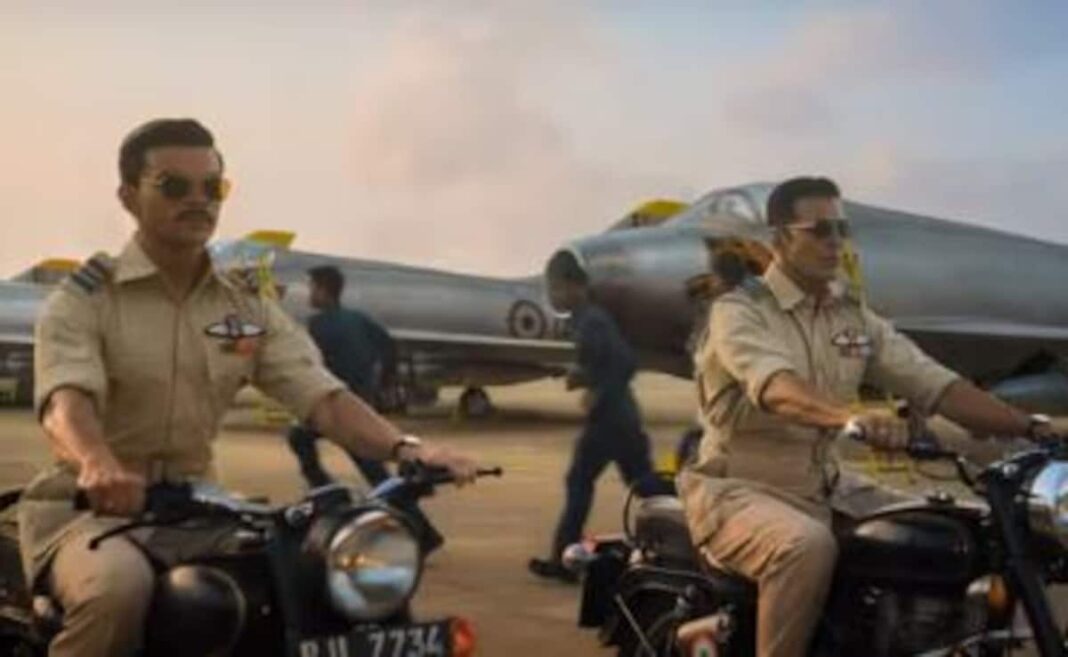 <i>Fuerza del cielo</i> Día de la colección de taquilla 6: La película de Akshay Kumar y Veer Pahariya pulgadas hacia Rs 100 crore
